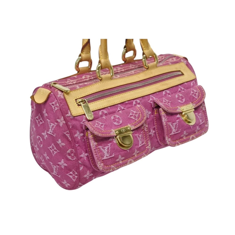Louis Vuitton Neo Denim Handbag Speedy Pink Monogram - Picture 4 of 9